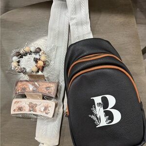 Cowhide Purse Satchel Bundle